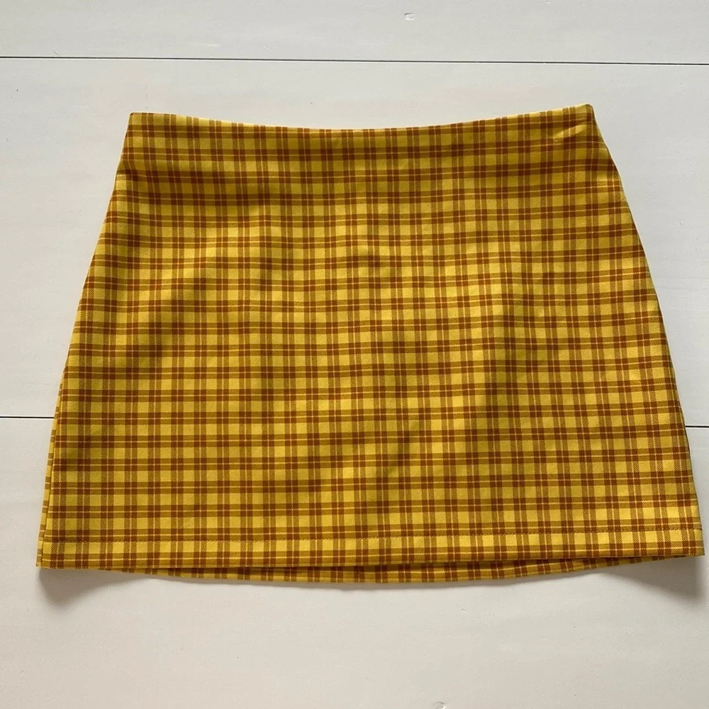UO Gretchen Plaid Mini Skirt